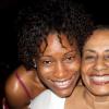 Judging from the smiles displayed by Debbie Broderick (left) and Marie Matthews, we think we can declare "Jamaica's first Organic Farm Dinner" a success!