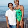 Triathlons are a family affair for mother and daughter Angela (left) and 14 year-old Alexandra Beckford. Alexandra took part in both the adult and kids triathlon events during the weekend. Dad, Alan Beckford is president of the Jamaica Triathlon Association.