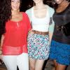 Major style points awarded to (from left) College Lifestyle TV host, Christina Benjamin and fashion designers Camesha Powell and Keneea Linton for their chic head-to-toe looks at Red Bones Blues Café last Friday.