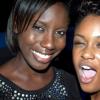 Feisty! Denieze Anderson (right) and Kareen Williams give us a little attitude with a 

smile as our cameras pass their way at 'W'.