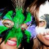 Behind the masks, Diageo's Keri-Ann McKenzie (left) and Semone Thaxter, get their groove on at the masquerade-themed event, Twisted Spiritz.