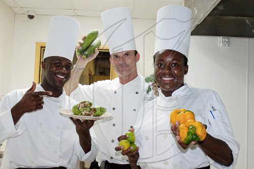 Fantastic food prepared by a fantastic staff at the Palmyra Resort's hosting of Amazing Sundays.