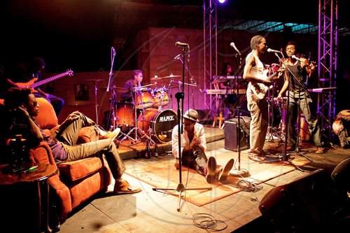 Billed as the first live recording of a Jamaican reggae album in the 21st century, 'No-Maddz Live' was a fusion of reggae, dub-poetry and soul by the up and coming group, that delighted all who attended the landmark show held Saturday at Finnegan's Winery.