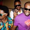 (From left) Chris Martin, D-Major and Craig Jackson of Voicemail were some of the many familiar faces from the entertainment industry who were on hand at Fiction for Ce'Cile's birthday party.