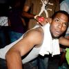 Stephen McCubbin is happily the center of attention at Bacchanal Fridays.