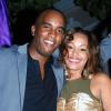 Janet Silvera 
Andre 'P'Nut' Brown poses for the camera with Michelle Charlebare as he enjoyed Blue Beat's 'Soiree Bourgeoise' 18th century French themed New Year's Eve party last Thursday night in Montego Bay