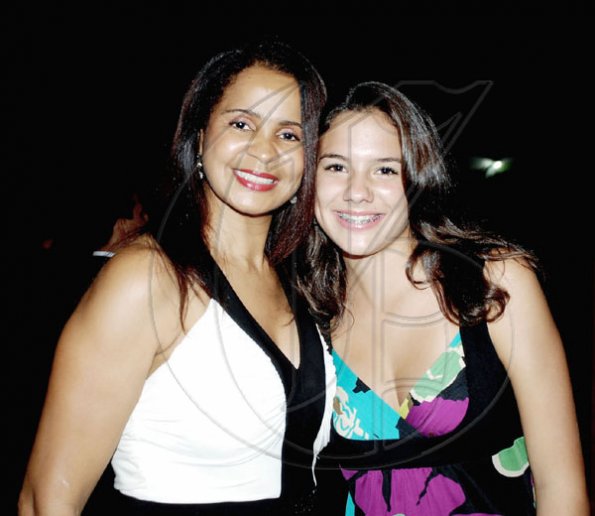 Colin Hamilton/freelance photographer
Educator Marcia Chin (L) poses with the ambassador's daughter Olivia DeSilva