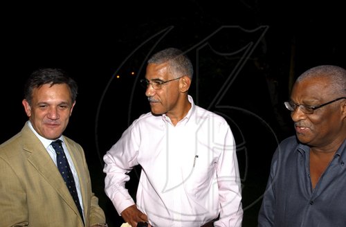 Winston Sill / Freelance Photographer
Spanish Ambassador Jesus Silva host Reception in honour of the local sponsors of the King of Spain Wing at Spanish Town Hospital, held at Norbrook Road on Thursday night September 17, 2009.