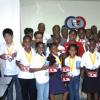 Winston Sill/Freelance Photographer
Restaurants of Jamaica (KFC) treated the parish champions and their coaches to dinner at their New Kingston Branch.