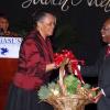 Colin Hamilton/freelance photographer
DCP Jevene bent?presents a basket of St Bess produce to the guest speaker ?Mr Earl Patrick of the TPDCo. during
St. Elizabeth Homecoming Foundation 17th Annual Golden Awards Banquet held at the Pegasus Hotel on Wednesday November 25, 2009.