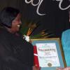 Colin Hamilton/freelance photographer
Kathleen G. Lodge JP?(R) receives a Golden Book? Education Award from Mrs Donna Parchment Brown during
St. Elizabeth Homecoming Foundation 17th Annual Golden Awards Banquet held at the Pegasus Hotel on Wednesday November 25, 2009.