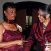 Colin Hamilton/freelance photographer
Mrs Joan Lobban (L) has DSP Jevene Bent in stitches. 
Both ladies are directors of the?St. Elizabeth Homecoming Foundation. They were at the St. Elizabeth Homecoming Foundation 17th Annual Golden Awards Banquet held at the Pegasus Hotel on Wednesday November 25, 2009.
