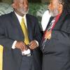 Norman Grindley /Chief Photographer
A thanksgiving celebration for the life of Wycliffe 'Steely' Johnson at the swallowfield Chapel in St. Andrew for yesterday.