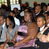 Norman Grindley /Chief Photographer
A thanksgiving celebration for the life of Wycliffe 'Steely' Johnson at the swallowfield Chapel in St. Andrew for yesterday.
