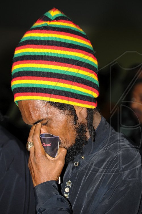 Norman Grindley /Chief Photographer
A thanksgiving celebration for the life of Wycliffe 'Steely' Johnson at the swallowfield Chapel in St. Andrew for yesterday.