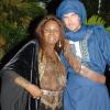 Janet Silvera Photo
 
Nerissa Baimbridge and the 'Blue Man of the desert' Atticus Walker-Toureg dressed to thrill.

****************************************************************at the Hanover Charities Sugar Cane Ball at the Round Hill Hotel and Villas last Saturday night.
