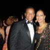 Janet Silvera Photo
 One of the fabulous couples making a grand entrace at the Hanover Charities Sugar Cane Ball at the Round Hill Hotel and Villas last Saturday night, Earnest Michel and fiancee Clarissa Tanner.