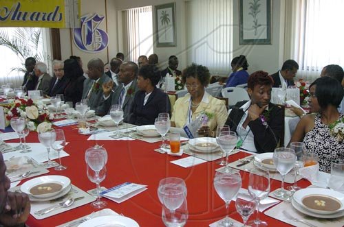 Peta-Gaye Clachar/Freelance Photographer
Gleaner company Long Service Awards at the Gleaner's North Street Office on Monday, September 21, 2009.