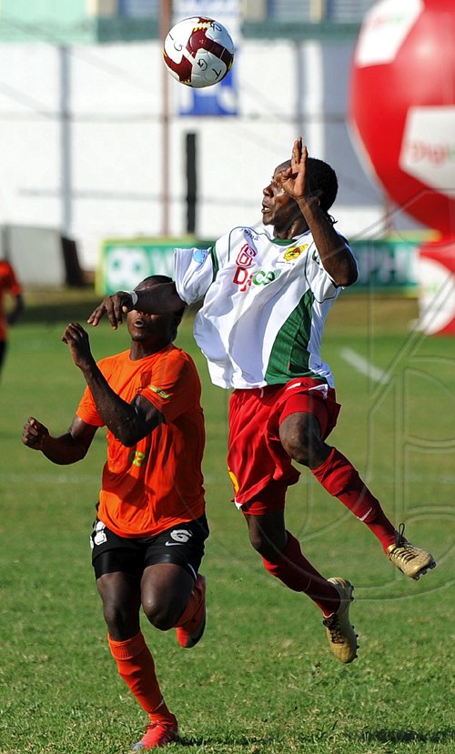 Ian Allen/Photographer
Tivoli Garden F.C. versus Humble Lions in Digicel National Premier League football at the Edward Seaga Oval.