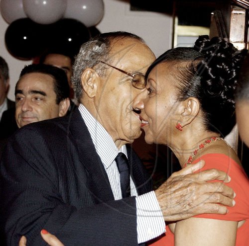 Winston Sill / Freelance Photographer
Trinidad and Tobago 47th Independence Day Reception, held at the Jamaica Pegasus Hotel, New Kingston on Mondxay night August 31, 2009. Here are Cedric Harper (left); and Ambassador Yvonne Gittens-Joseph (right).