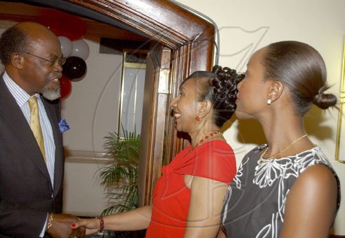 Winston Sill / Freelance Photographer
Trinidad and Tobago 47th Independence Day Reception, held at the Jamaica Pegasus Hotel, New Kingston on Monday night August 31, 2009. Here are Earl Witter (left); Ambassador Yvonne Gittens-Joseph (centre); and Simone Francois-Whittier.