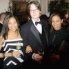 Peter Sanagan must certainly feel lucky as he is sandwiched by the pretty Hussey sisters, Alia (left) and Dominique.

******************************************************************************** at the Inaugural UWI Toronto benefit gala on Saturday evening at Hotel Four Seasons, Toronto, Canada.

Latoya Grindley/Staff Reporter
UWI Gala on Saturday February 27, 2010.
