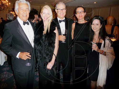 It was a family affair for, from left: The Honourable Maurice Facey, Angela Facey, Stephen Facey and wife, Angela and Anna Ward at the UWI Toronto gala at Hotel Four Seasons in Toronto, Canada.

**********************************************************************

Latoya Grindley/Staff Reporter
UWI Gala on Saturday February 27, 2010.