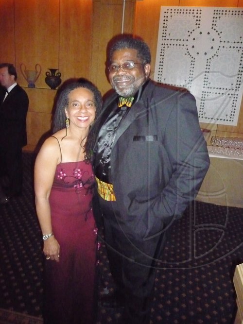 Marguerite Orane and Dr Aggrey Irons were quite happy to see each other and were more than willing to take a picture. They were seen at the sponsors reception just before the start of the Inaugural UWI Toronto gala at the Four Seasons Hotel in Toronto, Canada.

Latoya Grindley/Staff Reporter
UWI Gala on Saturday February 27, 2010.