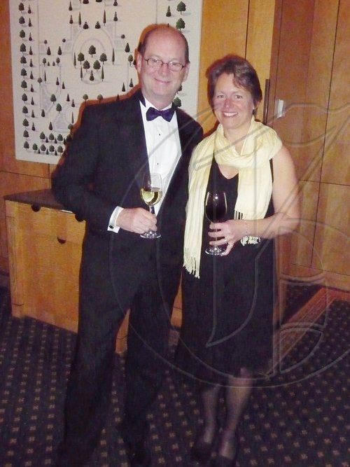 James and Margy Farbain are caught on camera during the sponsors reception just before the start of the Inaugural UWI Toronto gala held at the Four Seasons Hotel in Toronto, Canada.

Latoya Grindley/Staff Reporter
UWI Gala on Saturday February 27, 2010.