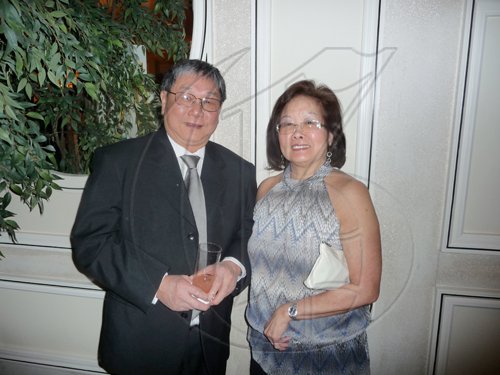 Herman and Lola Chin share the limelight in matching colours at the gala.

*********************************************************** at the Four Season's Hotel in Toronto.

Latoya Grindley/Staff Reporter
UWI Gala on Saturday February 27, 2010.