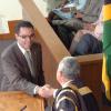 Rudolph Brown/Chief Photographer
Daryl Vaz, swearing as member of parliament for West Portland, at Gordon House on Tuesday, March 31-2009.
