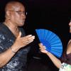 Colin Hamilton/freelance photographer
Manpower and Maintenance Services boss Audrey Hinchcliffe (left) raps with Lady Hall at the Vice Chancellor's do.


Reception at #1 Long Mountain Road on Tuesday December 29, 2009.