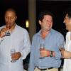 Janet Silvera Photo
From L- CPJ?s Mark Hart and host Denny Chandiram at Club de Vin?s monthly wine meeting at the Chandiram?s home at The Lagoons in Montego Freeport last Thursday evening.