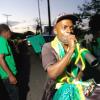 Ricardo Makyn/Staff Photographer
JLP supporters celebrate Daryl Vaz's victory in Buff Bay, Portland, Monday evening.

on Monday 23.3.2009.